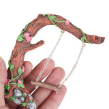Resin Fairytale Garden Swing Garden Figurines Decoration