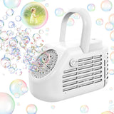 40 Holes Electric Bubble Machine Automatic Bubble Maker for Party Stage Wedding White