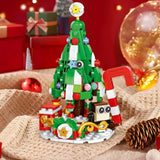 Christmas Advent Calendar Building Block Set for Adults with Tree Reindeer & Sleigh Train Style 2