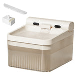 4L Automatic Cat Water Fountain Rechargeable with Sensor Apricot
