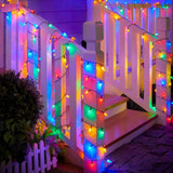 7M Solar Strawberry String Lights Waterproof Christmas LED Holiday Decor - Multicolor