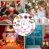 32Pcs Set Jewellery Countdown Calendar Unicorn Christmas Advent Calendar for Girls Style 2