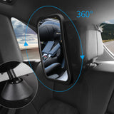 Adjustable Car Mirror Car Backseat Mirror Car Seat Mirror Rear Facing Monitoring Mirror