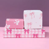 6 Sheet Gift Wrap Paper 70x50cm Coquette Bow Pattern Set Style 2