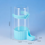 Quail Chick Waterer with Anti-Drowning Shallow Tray for Cage with Anti Drowning Tray Blue