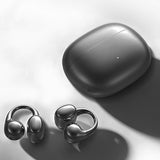 Bluetooth Clip-on Earbuds Wireless Open Ear Earbuds for Sports Workout Black