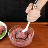 4 PCS Stainless Steel Meatball Maker Spoon and Auxiliary Spoon Set