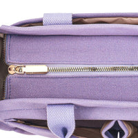 Large Canvas Tote Bag for Women Laptop Work Book Bags Crossbody Handbag Shoulder Travel Gym Bag Purple