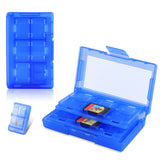 2-Pack 24-in-1 Game Card Storage Case Organizer Compatible with Nintendo Switch Blue