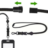 Retractable Key Chain Key Holder Belt Clip with Lanyard for Hiking & Travel