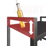 Adjustable Metal Shelf Stand for Microwave Oven Kitchen Storage Rack Organize