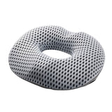 Women's Donut Seat Cushion Thick Memory Foam Hemorrhoid Pillow for Office Home Chairs White