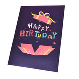 3D Pop-Up Happy Birthday Card with Envelope Unique Greeting Card Gift Style 1