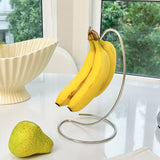 2Pcs Banana Hanger for Kitchen Counter Fruit Hanging Stand for Bananas Grapes Small Accessories