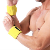 Weightlifting Wrist Wraps for Powerlifting and Strength Training Yellow