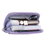 Phone Lanyard Clip and Go Strap with Wallet Crossbody Purple