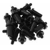 20PCS Plastic Spring Pivot Pins for Plantation Shutters Black
