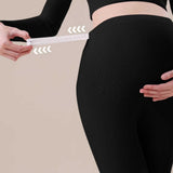 Maternity Leggings Over The Belly Buttery Soft Workout Activewear Yoga Womens Pregnancy Pants Black