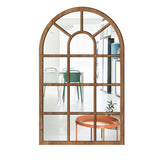 Self-adhesive Arched Acrylic Wall Mirror Window Sticker Decals Removable Window Mirror Wall Decor Style 1