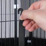 Small Animal Foldable  Playpen with Mat for Guinea Pigs Puppy Play Pen Indoor Outdoor Portable Metal Wire Yard Fence