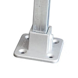 8 Piece Square Tube Connector 25x25mm Aluminum Alloy