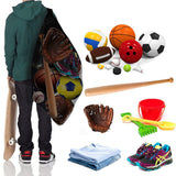 Extra Large Mesh Sports Ball Bag – Heavy Duty with Adjustable Strap