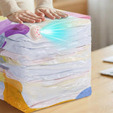 4PCS Self Compression Storage Bags Vacuum-Free Clothes Storage Bags for Bedding Clothing Moving Travel Organization