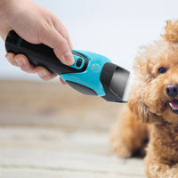 Electric Dog Grooming Kit Dog Shaver Clippers Rechargeable Pet Hair Thick Coats Trimmer Cyan