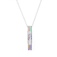 Yoga Symbol Mindful Breathing Necklace Calming Necklace Meditation Necklace Mix-Colour