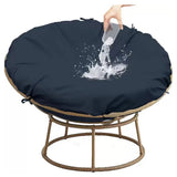 140cm Water-Resistant Papasan Cushion Cover Round Chair Protector