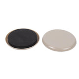 8PCS Furniture Sliders Reusable Pads for Floors Off-White