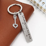 Best Friend Keychain Stainless Steel Key Chain for Friendship Gifts