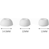 6 Pairs of Replacement Ear Tips Compatible with Samsung Galaxy Buds3 Pro Silicone Earbud Tips with Dust Mesh White
