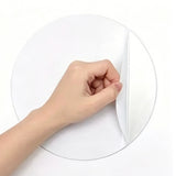 10-Piece Acrylic Round Mirror Stickers Silver Decorative Mirrors for Wall Party Photography