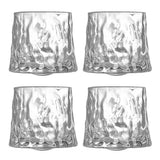 4PCS 180ml Spinning Whiskey Glasses for Bourbon Scotch Liquor and Cocktails Style 2