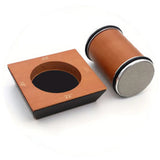 Four Angle Knife Sharpener Kit Rolling with 6 Diamond Discs Angle Guide Brown