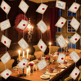 2 PCS Halloween Envelope Hanging Garland for Enchanted Wizard Party Decor