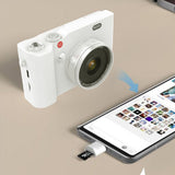4K Digital Camera 64MP Vlogging Camera with 180-degree Flip Screen 16X Digital Zoom