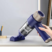 4-in-1 Cordless Vacuum Cleaner Handheld Dust Blower Home and Car Mini Air Duster Blue