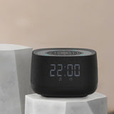 White Noise Sound Machine With Alarm Clock And Breathing Light - Black