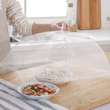 6 PCS Reusable Mesh Food Covers Foldable with Storage Bag for Picnic