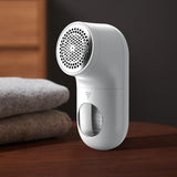 Electric Fabric Shaver Rechargeable Sweater Defuzzer for Clothes Couch Blanket White