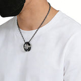 Eternal Love Interlocking Ring Couples Pendant Necklace His & Hers