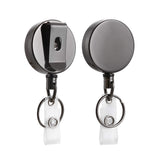 3 in 1 Heavy Duty Large Retractable Key Chain Badge Holder ID Card Holder