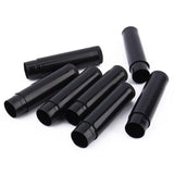 100 PCS Empty lipstick Plastic Lip Balm Container Tubes Caps 5g DIY Balm Black