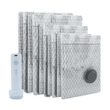 Electric Vacuum Storage Bags Set with Compact Rechargeable Pump Space-Saving Organizer for Clothes Bedding Travel - 9Pcs Set