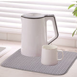 Microfiber Dish Drying Mat Absorbent Bowl and Cup Drainer for Kitchen