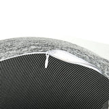 Memory Foam Pillow for Sleep Travel Neck Pillow with Storage Bag Light Grey
