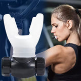 Portable Adjustable Breathing Trainer Lung Respirator Fitness Equipment White