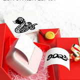 Mini Portable Bluetooth Thermal Sticker Printer for Photos Notes and Gifts Pink